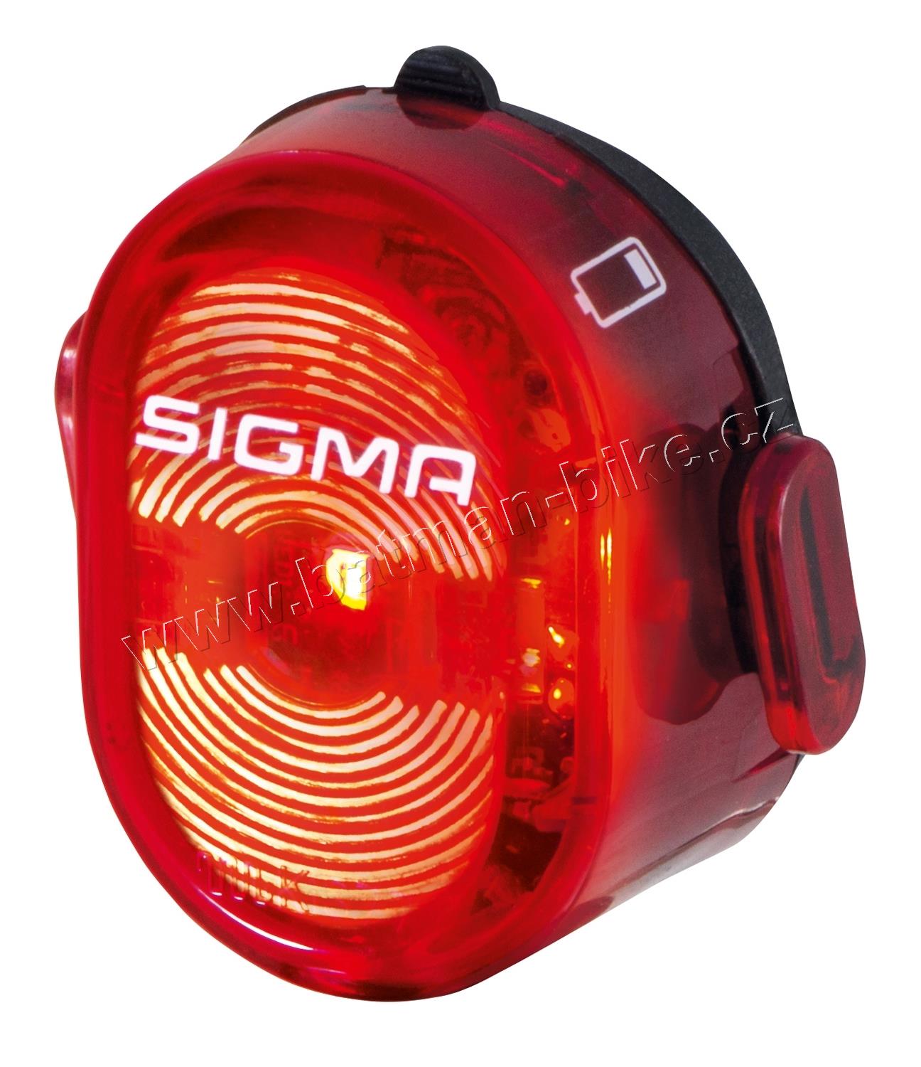 Blikač zadní SIGMA NUGGET II FLASH USB černá