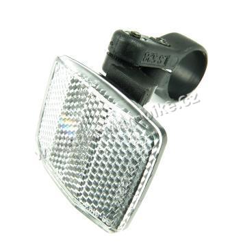 Odrazka přední s objímkou 25mm