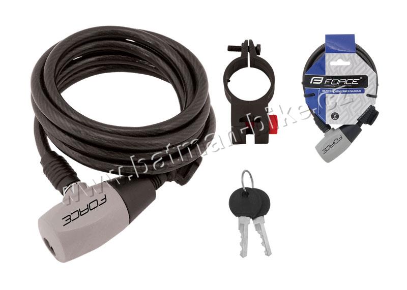 Zámek spirála 120cm/8mm