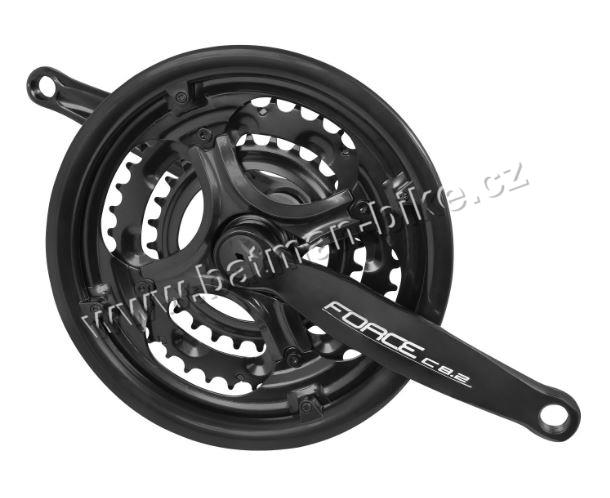 Kliky FORCE C8.2 Fe 48/38/28z 170mm, černé