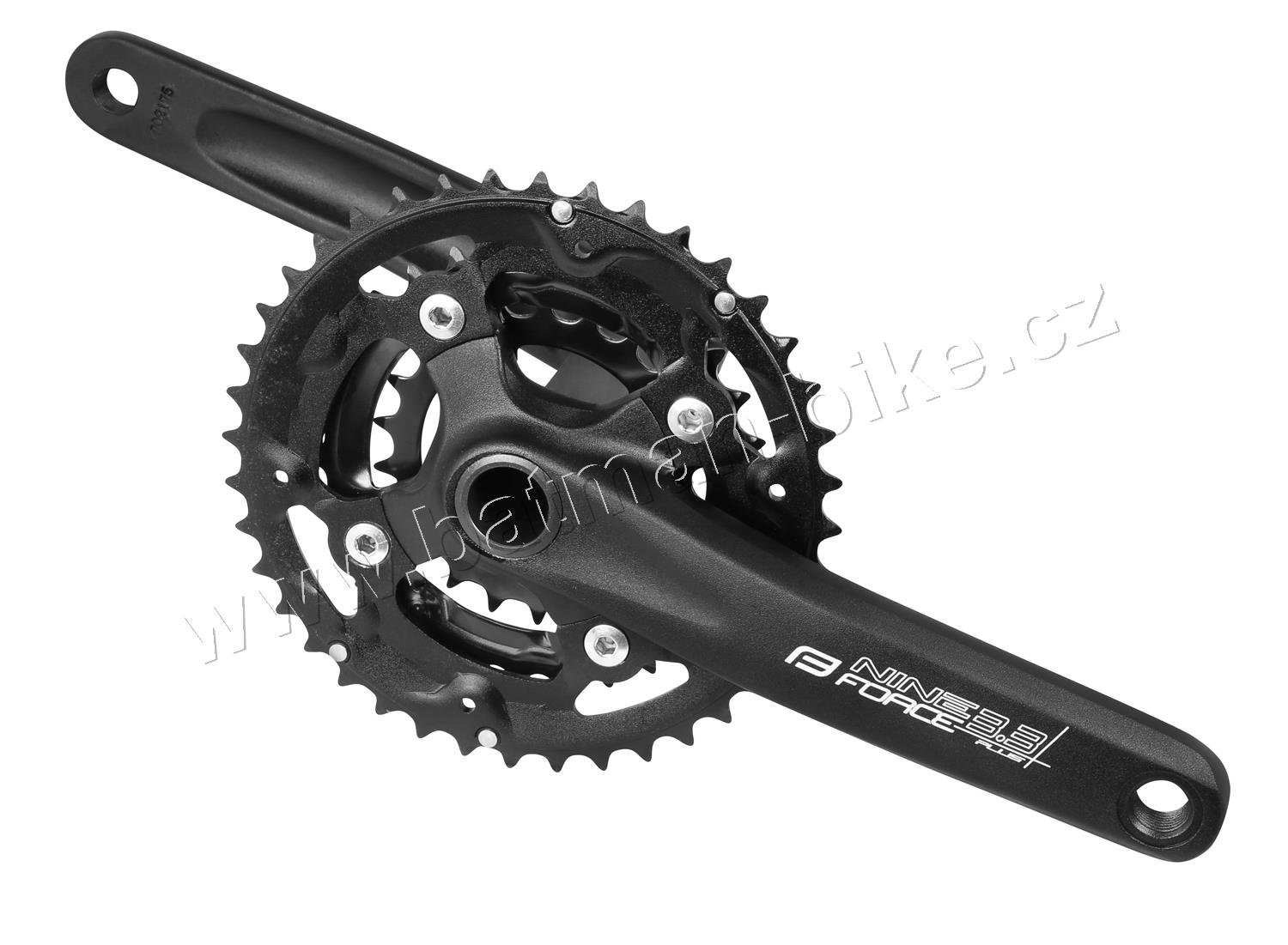 Kliky FORCE NINE3.3+ Al 40/30/22z s osou 175mm,čer