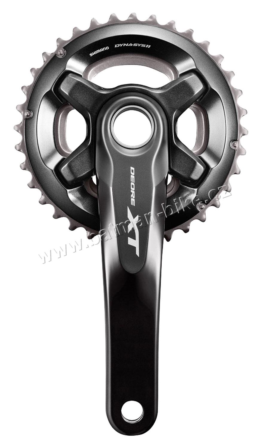 Kliky MTB XT FCM8000 2 převodník 175 36/26