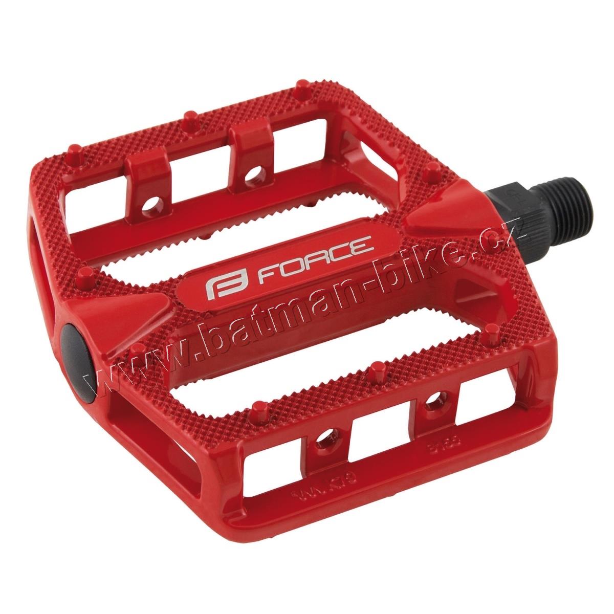 Pedály FORCE BMX HOT Alu červené