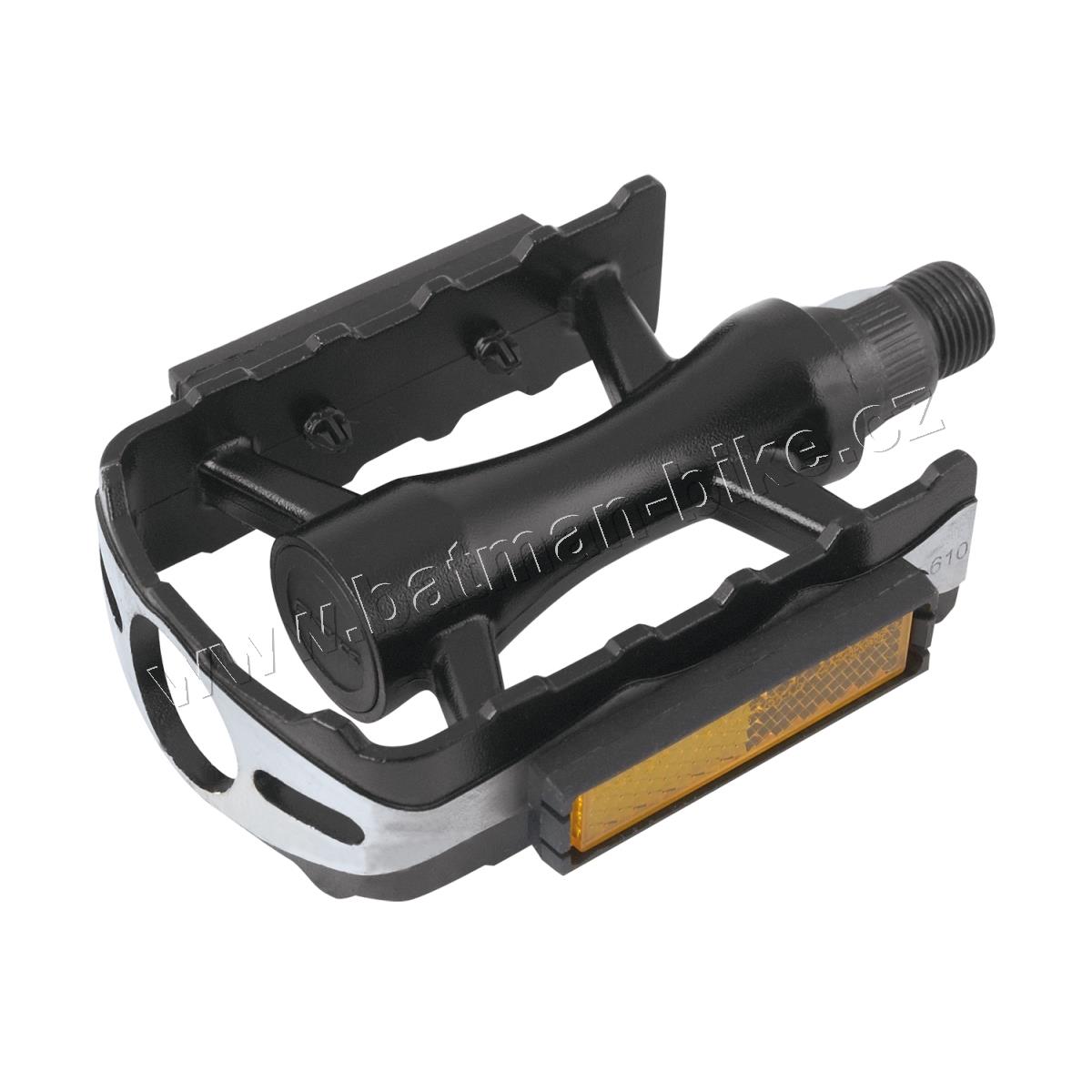 Pedály FORCE Al černé kuličkové ložiska