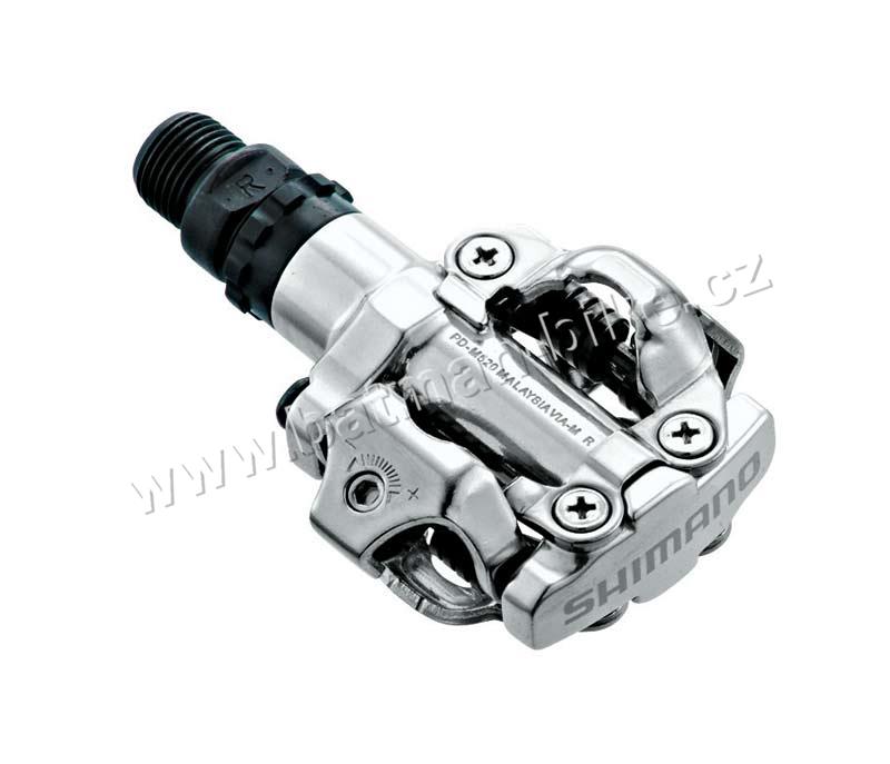 Pedály MTB SPD PD-M520S stříbrné