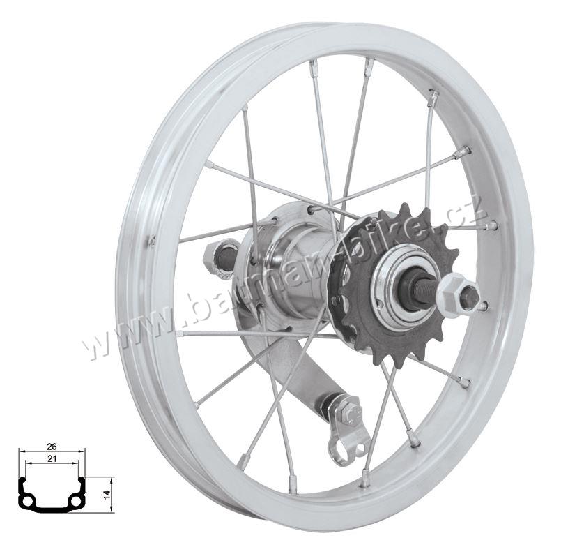 Kolo zadní RMX 21, 203x21, stříbrné,torpédo Remerx
