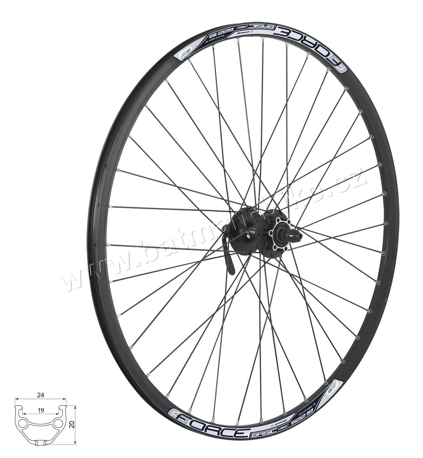 Kolo přední FORCE BASIC DISC 622x19 HBM475-6d 36d