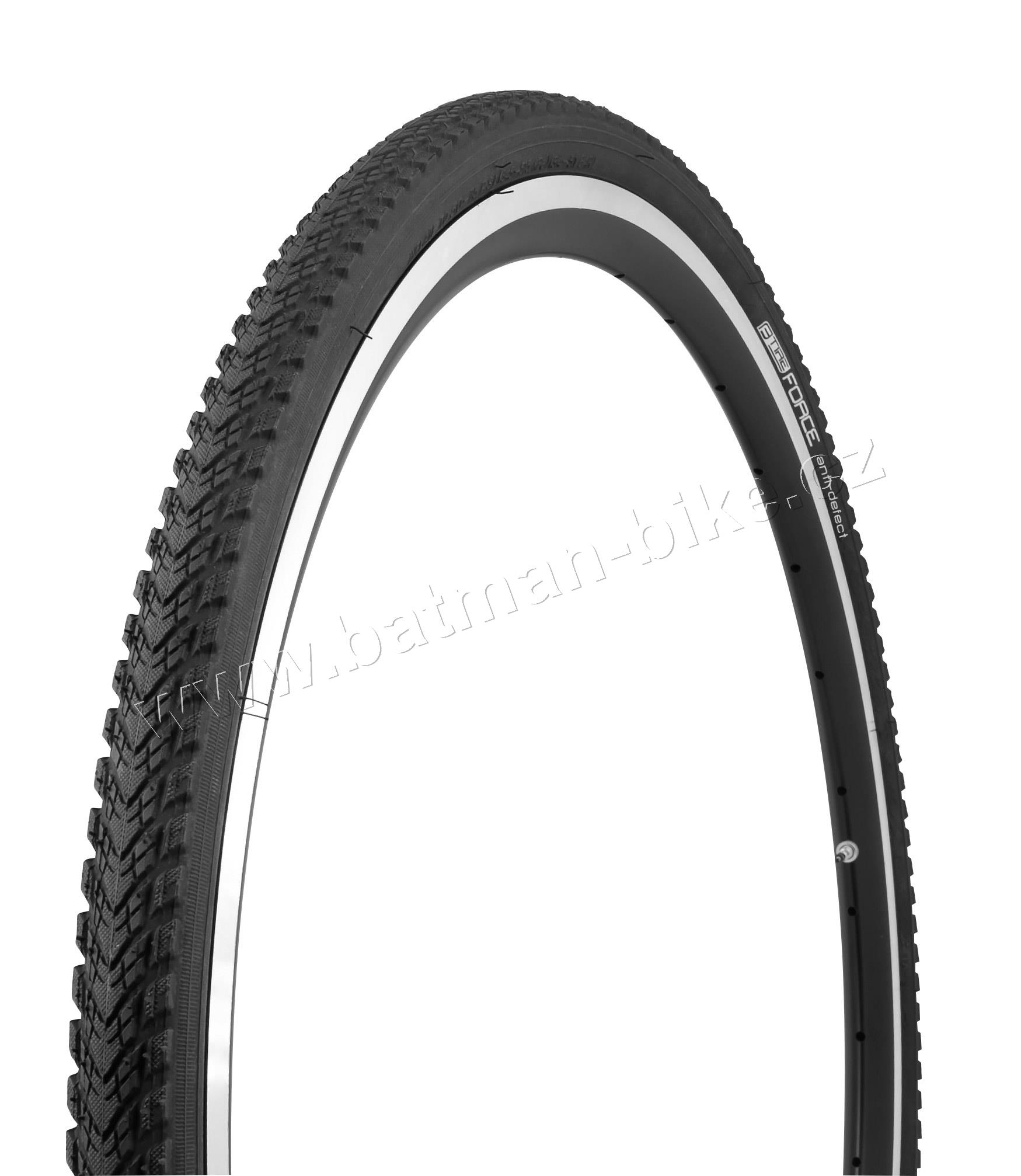 Plášť  FORCE 700 x 38C,IA-2068 ANTIDEFEKT drát černý