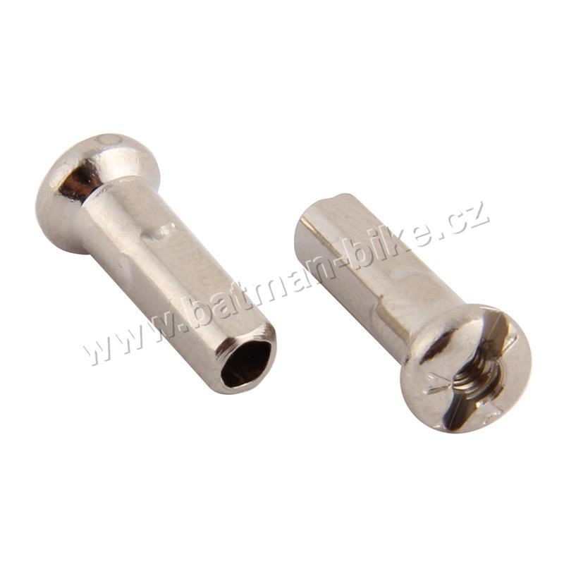 Niple 2,35/14 mm 4-hran 3,2 mm stříbrná
