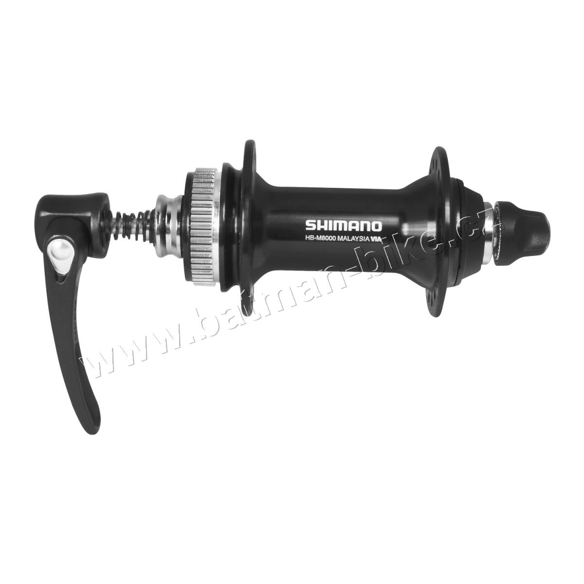 Náboj přední XT HBM8000 černý kot.CENTER LOCK 32 d