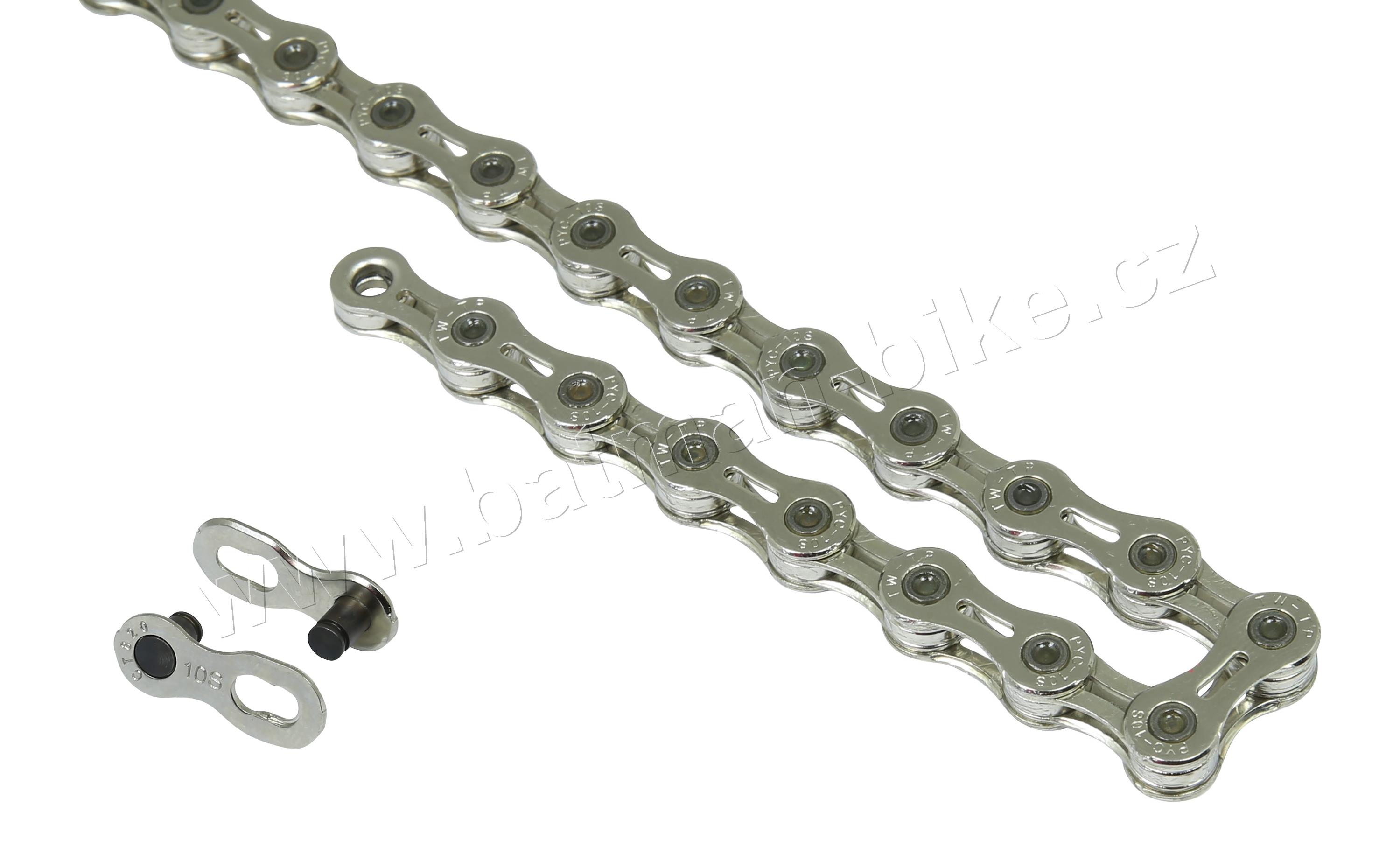 Řetěz  FORCE/PYC SP1002 pro 10-kolo stříbrný