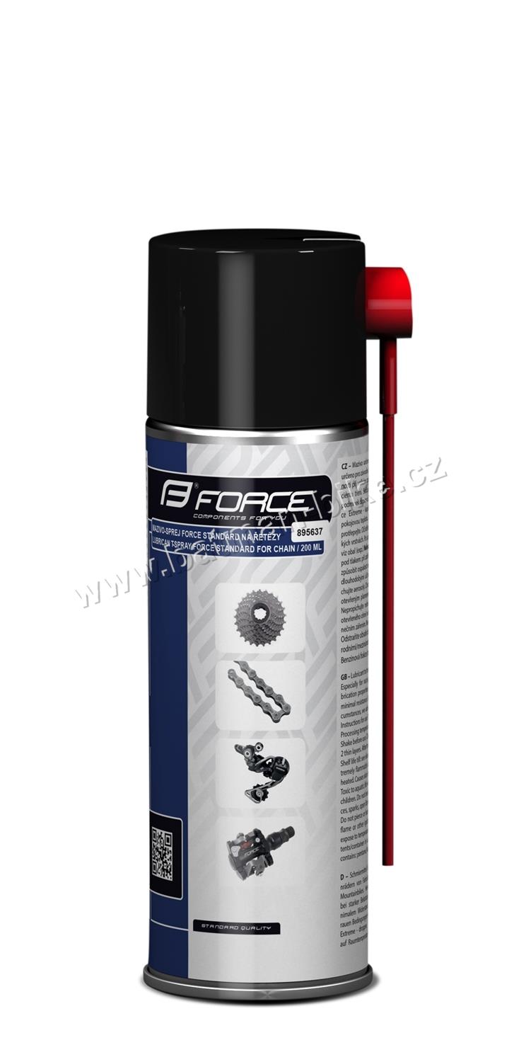 Mazivo-sprej FORCE na řetězy STANDARD 200ml