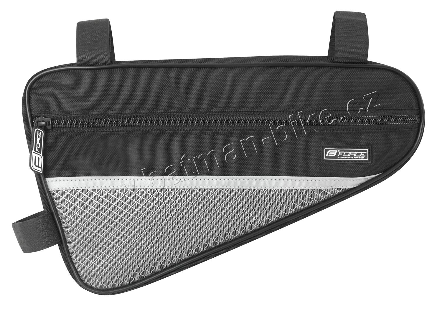 Brašna rámová F LONG STRONG vyztužená černo-šedá