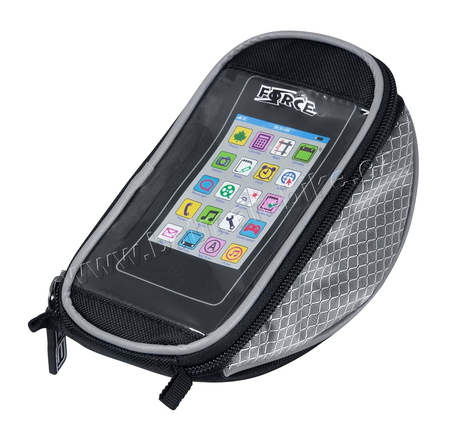 Brašna na řídítka FORCE WEE černo-šedá