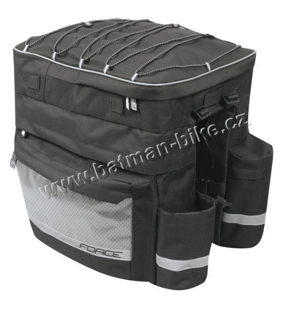 Brašna-trojbrašna FORCE TARGET zadní, 32 litrů