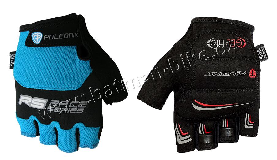 Rukavice Marathon černo-modré tyrkysové