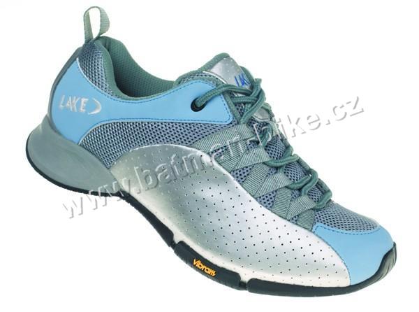 Tretry  LAKE dámské I/0 2 stříbrná-modrá
