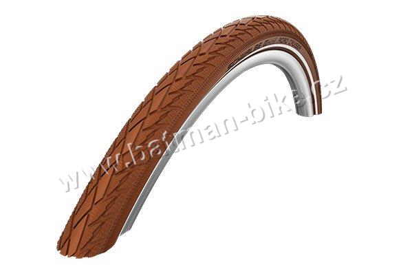 Plášť SCHWALBE Road Cruiser 26x1,75 hnědý+ reflex