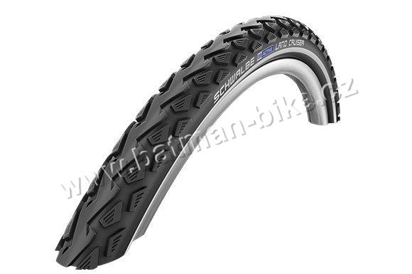 Plášť Schwalbe plášť LAND CRUISER Plus 26x1.75 Green černá+reflexní pruh