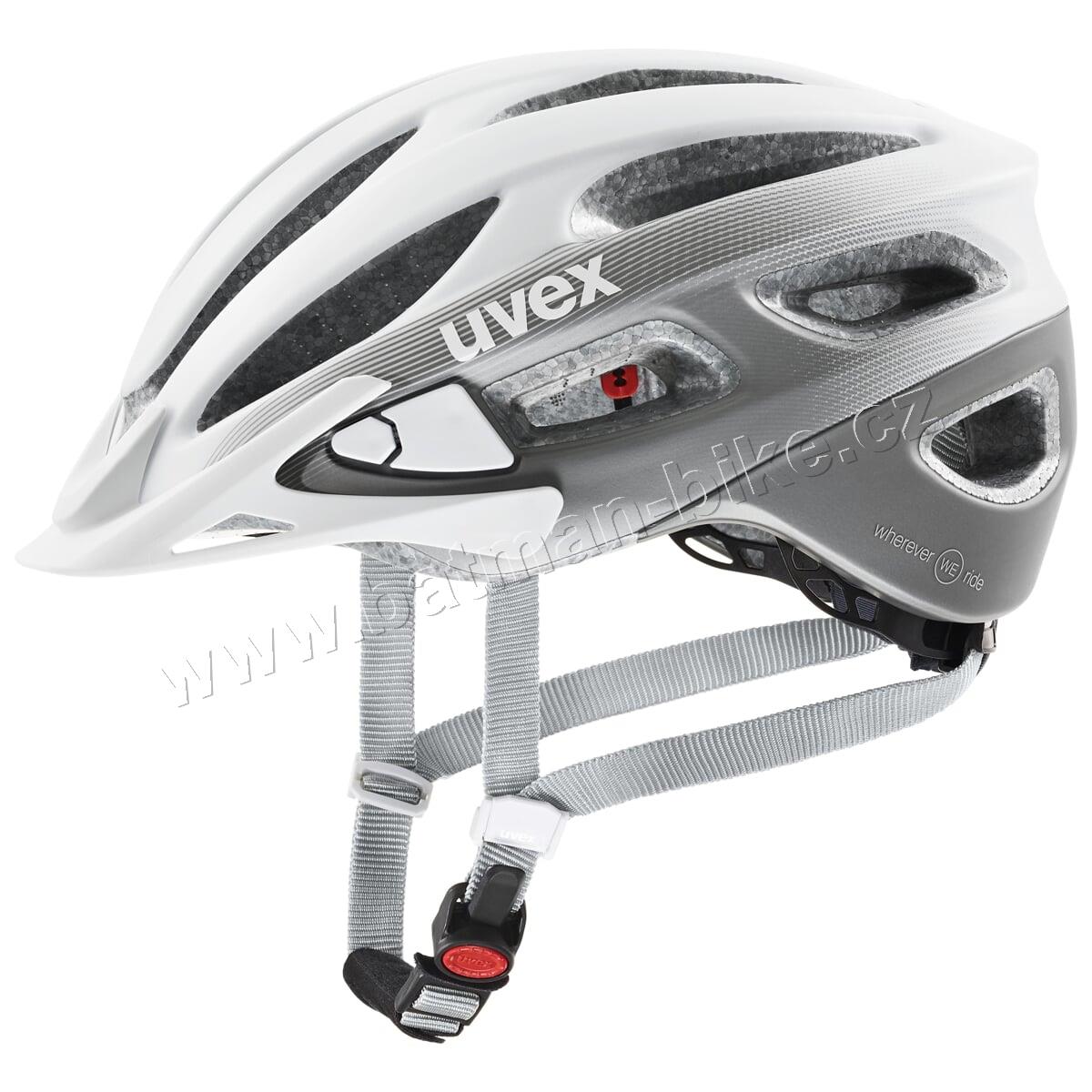 Přilba UVEX HELMA True CC WHITE GREY 55-58