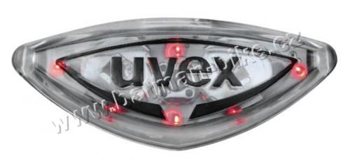 UVEX blikač Triange Led na přilbu červený