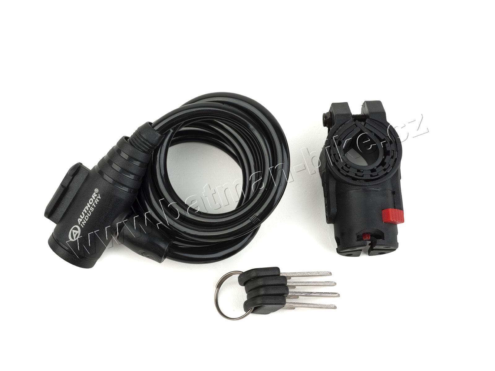 Zámek ASL-31 spirála černá