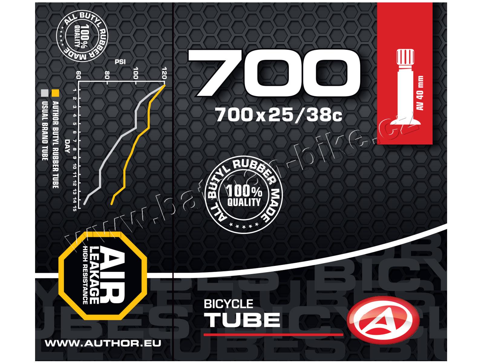 Duše AT-CROSS-700C AV40 700x25/38C (černá)