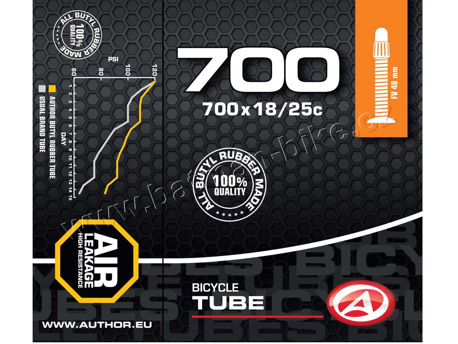 Duše AT-ROAD-700C FV48 700x18/25C (černá)