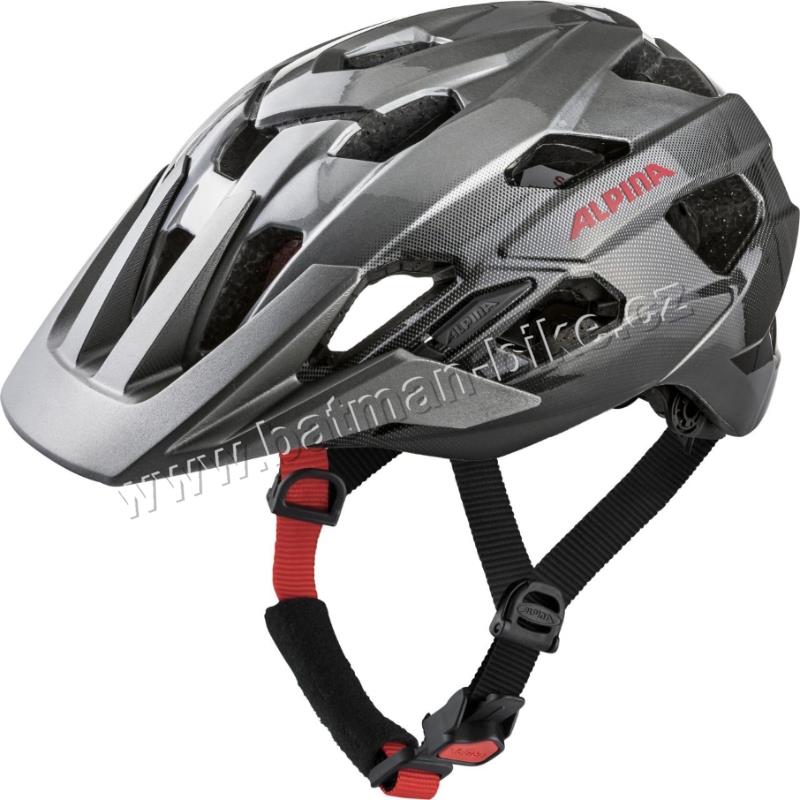 Přilba Alpina ANZANA darksilver-black-red