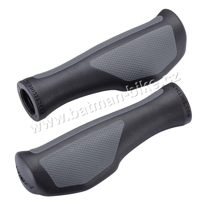 Gripy BBB InterGrip 130mm černo/šedé