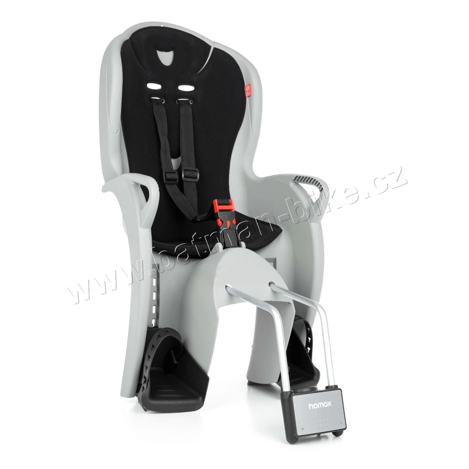 Sedačka HAMAX KISS zadní světle šedá-černá
