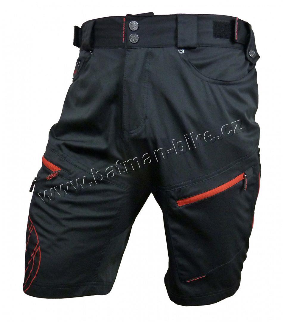 Kraťasy HAVEN NAVAHO Slimfit black/red