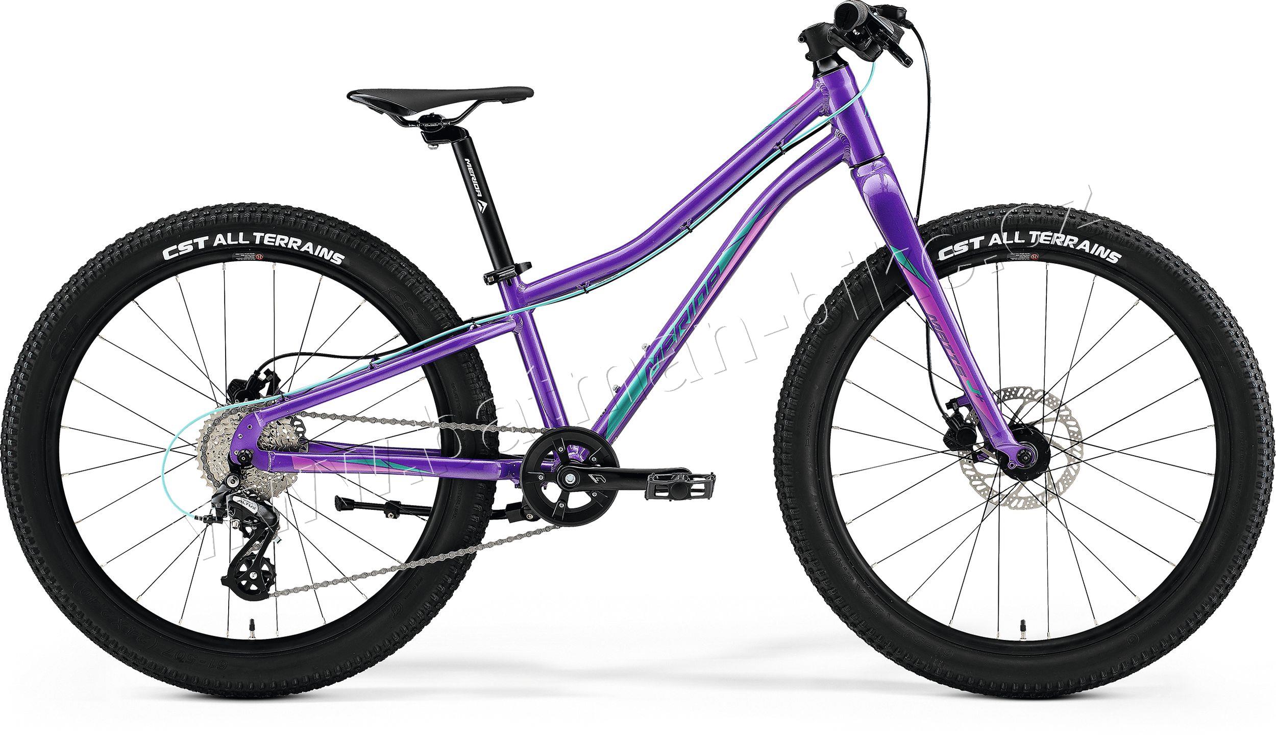 MERIDA MATTS J.24+ Dark Purple(Pale Pink/Teal) UNI(11)