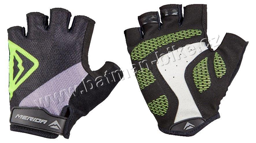 Rukavice Merida  krátké CLASSIC černo/zelené