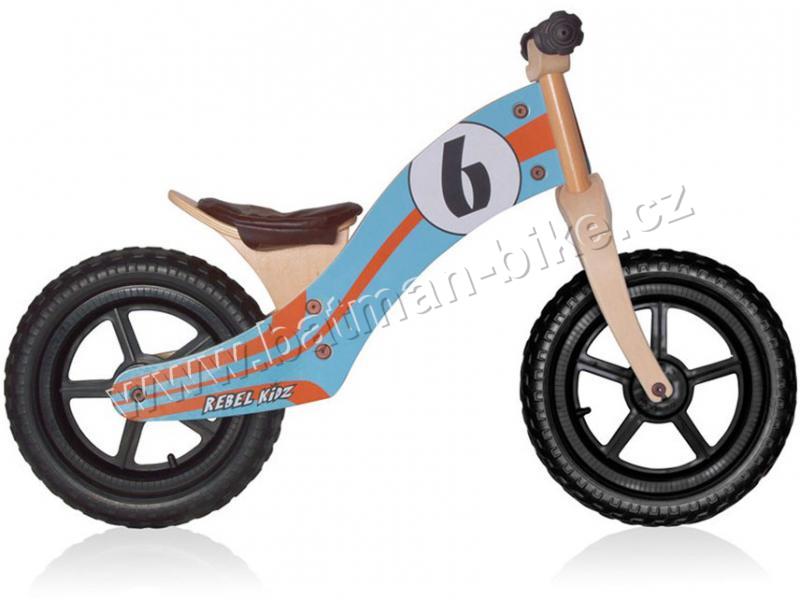 Odrážedlo Rebel Kidz Wood Air dřevo, 12