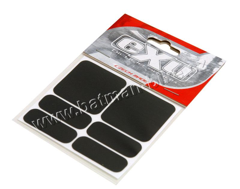 Nálepky reflexní 6ks černé