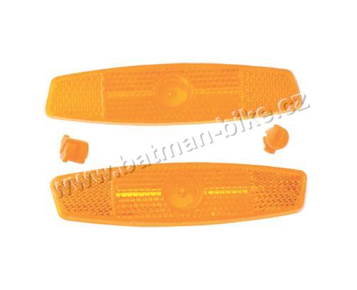 Odrazky FORCE 2 ks do drátů, oranžové