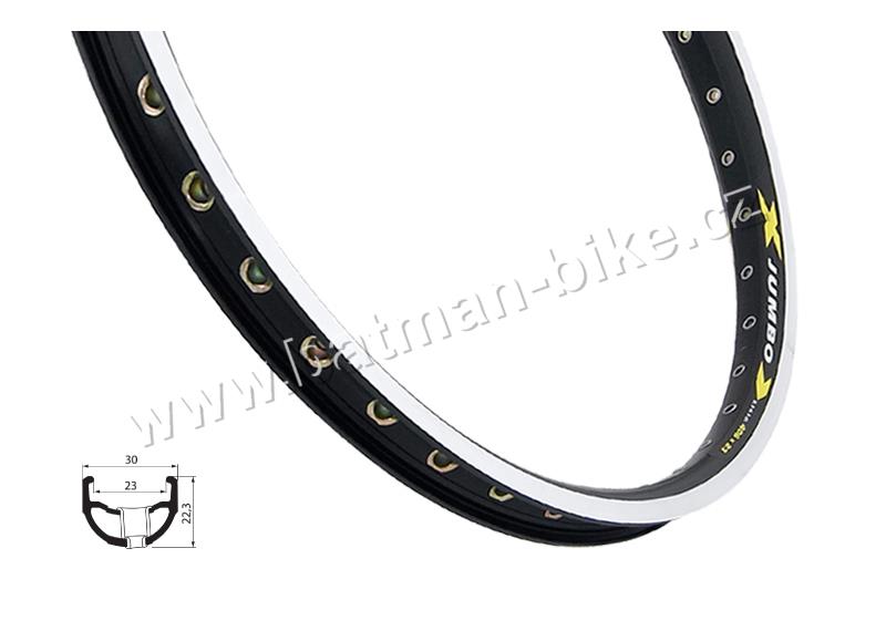 Ráfek REM.JUMBO 507x23černý36d